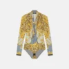 Cheetah Foulard draperad bodysuit Cheetah Foulard draperad bodysuit