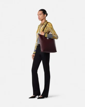 Cheetah Foulard draperad bodysuit