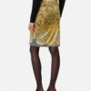 Cheetah Foulard draperad midikjol Cheetah Foulard draperad midikjol