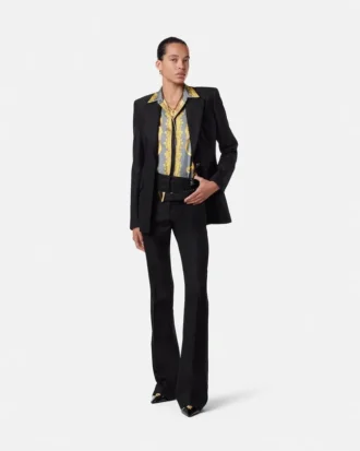 Cheetah Foulard Silk Shirt
