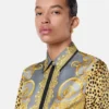 Cheetah Foulard Silk Shirt