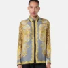 Cheetah Foulard Silk Shirt