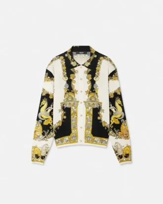 Coral Theatre Silk Knit Shirt