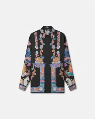 Coral Theatre Silk Shirt