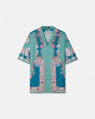 Coral Theatre Silk Shirt
