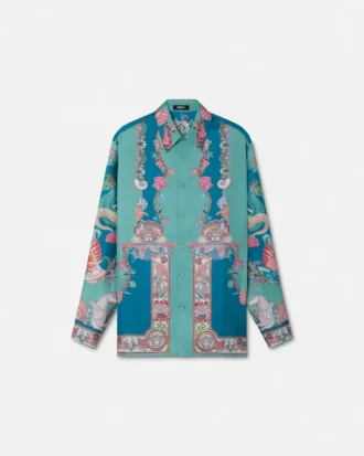 Coral Theatre Silk Shirt