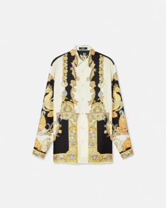 Coral Theatre Silk Shirt