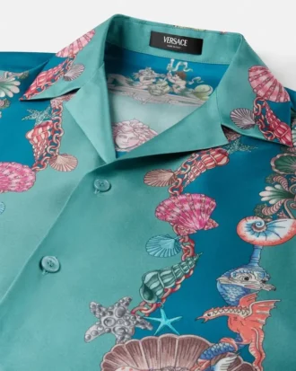 Coral Theatre Silk Shirt