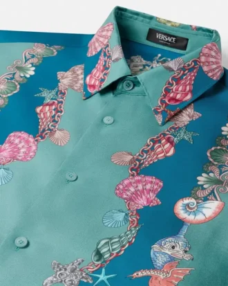 Coral Theatre Silk Shirt