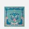 Coral Theatre Stor silkesfoulard 90 cm