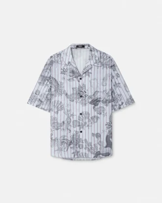 Coral Theatre Striped Shirt