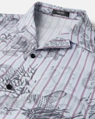 Coral Theatre Striped Shirt