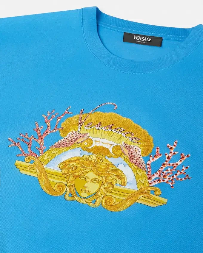 Crystal Dive In Crest T-shirt Crystal Dive In Crest T-shirt
