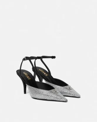 Crystal La Medusa Slingback Pumps 85 mm