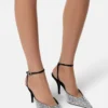Crystal La Medusa Slingback Pumps 85 mm Crystal La Medusa Slingback Pumps 85 mm