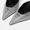 Crystal La Medusa Slingback Pumps 85 mm Crystal La Medusa Slingback Pumps 85 mm