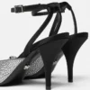 Crystal La Medusa Slingback Pumps 85 mm Crystal La Medusa Slingback Pumps 85 mm