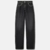 Dekorerade högmidjade jeans med normal passform Dekorerade högmidjade jeans med normal passform