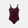 Drapad bodysuit i viskosjersey Drapad bodysuit i viskosjersey