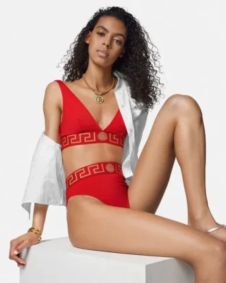 ECONYL® högmidjade bikinitrosor