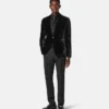 Enkelsidig blazer i sammet Enkelsidig blazer i sammet