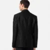 Enkelsidig kavaj i leopardmönstrad jacquard Enkelsidig kavaj i leopardmönstrad jacquard