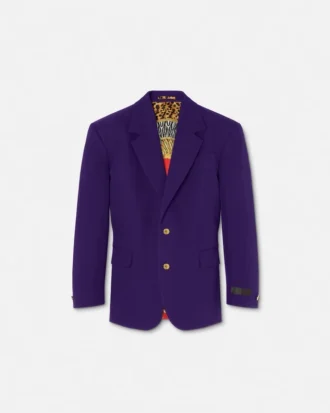 Enradig blazer i ull