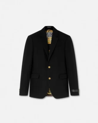 Enradig blazer i ull