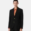 Enradig blazer i ull Enradig blazer i ull
