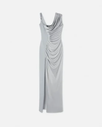 Envers-Satin Crépe Draped Gown
