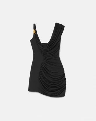 Envers-Satin Crépe Draped Mini Dress