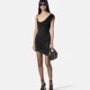 Envers-Satin Crépe Draped Mini Dress Envers-Satin Crépe Draped Mini Dress