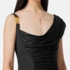 Envers-Satin Crépe Draped Mini Dress Envers-Satin Crépe Draped Mini Dress