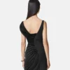Envers-Satin Crépe Draped Mini Dress Envers-Satin Crépe Draped Mini Dress
