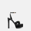 Gianni Ribbon Croc-Effect Sandals 140 mm Gianni Ribbon Croc-Effect Sandals 140 mm