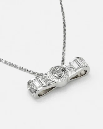 Gianni Ribbon Crystal Necklace