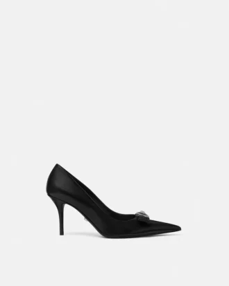 Gianni Ribbon läderpumps 85 mm