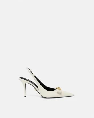 Gianni Ribbon läderslingbacks 85 mm