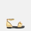 Gianni Ribbon Metallic barnsandaler