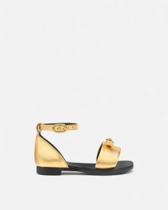 Gianni Ribbon Metallic barnsandaler