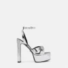 Gianni Ribbon Metallic Sandals 140 mm Gianni Ribbon Metallic Sandals 140 mm