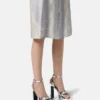 Gianni Ribbon Metallic Sandals 140 mm Gianni Ribbon Metallic Sandals 140 mm