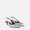 Gianni Ribbon Metallic Slingbacks 45 mm Gianni Ribbon Metallic Slingbacks 45 mm