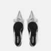 Gianni Ribbon Metallic Slingbacks 45 mm Gianni Ribbon Metallic Slingbacks 45 mm