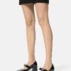 Gianni Ribbon pumps med lackklack 55 mm