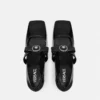 Gianni Ribbon pumps med lackklack 55 mm