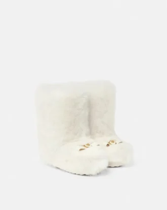 Gianni Ribbon Shearling Boots