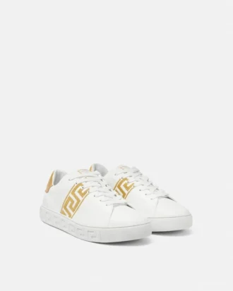Greca broderade nylonsneakers Greca broderade nylonsneakers