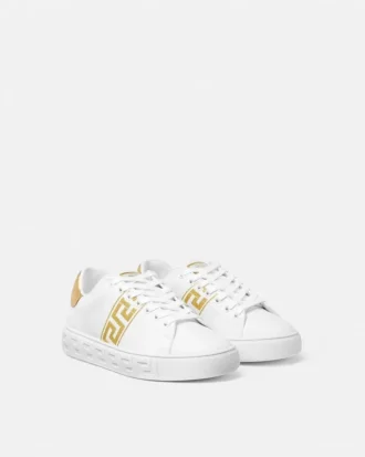 Greca broderade nylonsneakers