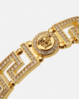 Greca Crystal Cuff-armband